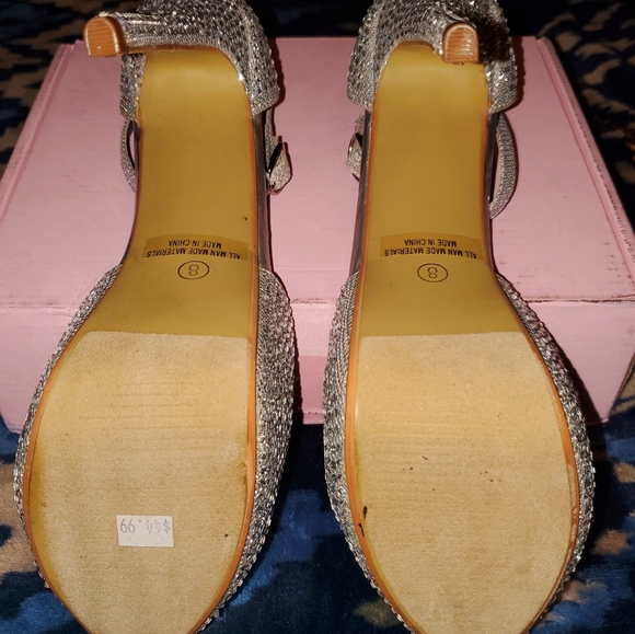 Rhinestone Studded 5in Heels Size 8 - Picture 4 of 6
